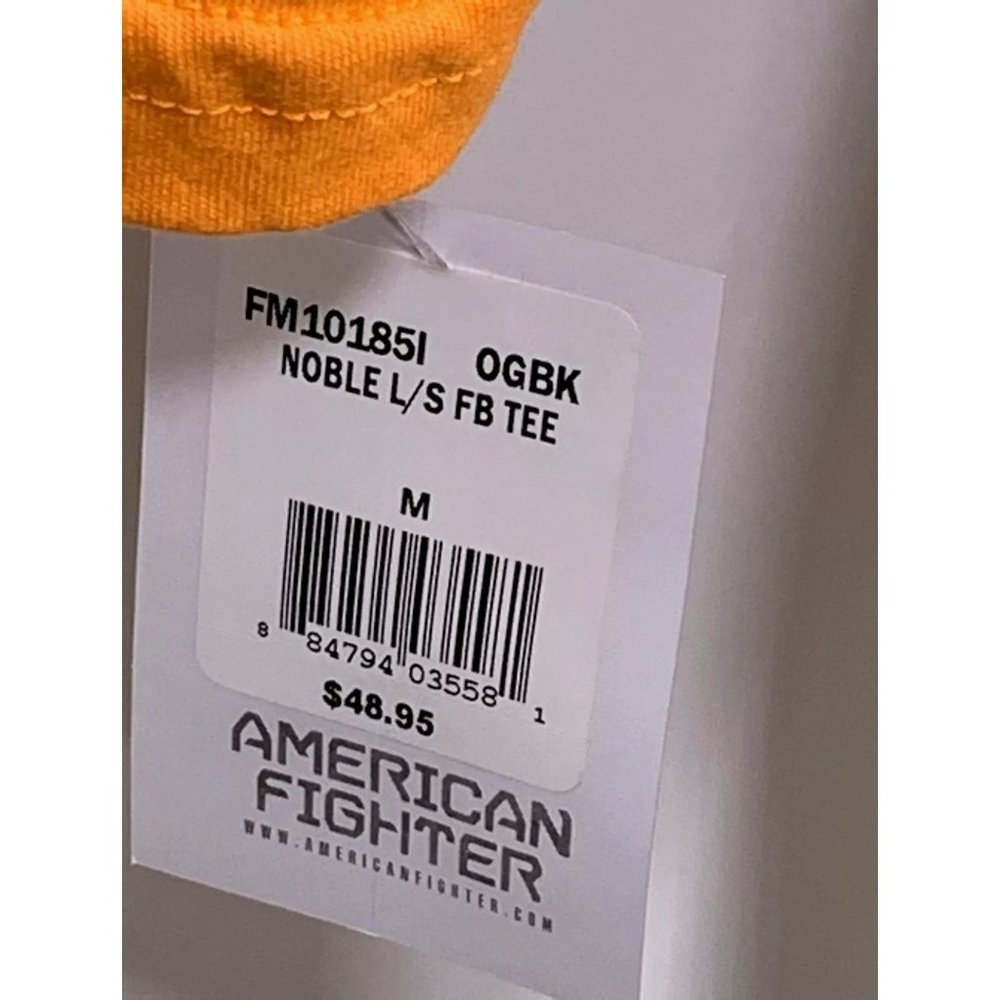 AMERICAN FIGHTER Men's T-Shirt L/S NOBLE TEE - Picture 9 of 9